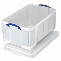 Kunststof Opbergbak Met Deksel, 0,7 L, Transparant, - Really Useful Products