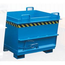 Bauer - Bodemklepcontainer blauw - BKB - 1 compartiment - Op sokkel - 500 tot 1000 l