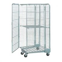 Stapelbare Veiligheidsrolcontainer 400 Kg - Stalen Basis, - Italiana Contenitori