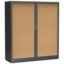 Roldeurkast Premium tweekleurig - Hoogte 136 cm - Robberechts