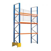 Manorga - Palletstelling met valbeveiligingsrooster Easy-Rack - epoxy-afwerking - Manorga