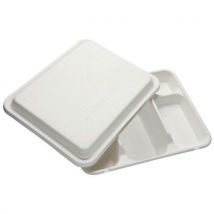 Maaltijdbak Deksel Van Suikerrietvezels, - Matfer