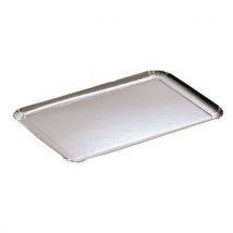 Catering Schaal 1 Zijde Gemetalliseerd Zilver 42x32 Cm, - Matfer