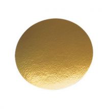 Taartkarton Rond Goud Diameter 320 Mm, - Matfer