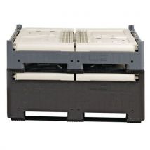 Vouwbare Palletkist, Inhoud: 839 L, Totale Hoogte: 978,