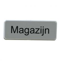 Informatiebord 60 x 20 cm - Magazijn - Brand