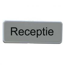 Informatiebord 60 x 20 cm - Receptie - Brand