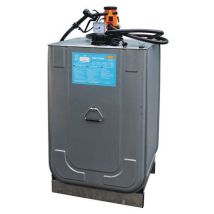 Cemo - Dieselopslagtank Station 400L - 40 L/min - Verzinkt Staal & Polyethyleen - 230V - 3 Jaar Garantie