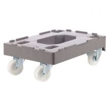 Rolplateau Voor Bak 4 Zwenkwieltjes Gewicht: 3,7 Kg, - Walther Faltbox