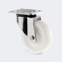 Zwenkwiel, nylon. - stat.draagverm. 600-1600 kg - serie 8670 - Tente