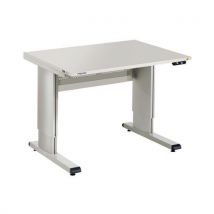 Werkbank Hoog Verst Wb818c Kleur:grijs,wit Tafelbdi:2.5 Cm, - Treston