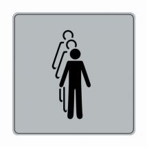 Pictogram van polystyreen ISO 7001 - Hier melden - Novap
