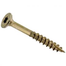 Houtschroef ster staal gedeeltelijke schroefdraad 6 mm - Rocket