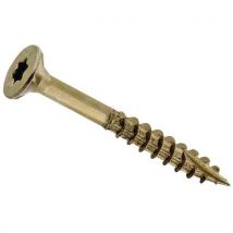 Houtschroef ster staal gedeeltelijke schroefdraad 6 mm - Rocket