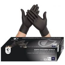 Onderzoekshandschoen van nitril – zwart – OneProtek - OneProtek