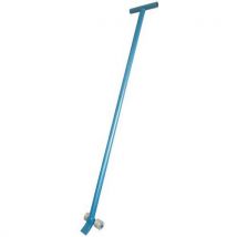 Manutan Expert - Hefboom met rollen staal - 1500 kg draagvermogen - Blauw - 10 jaar garantie