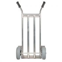 Steekwagen aluminium - lekvrije banden - draagvermogen 350 kg - Matador