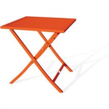 Tuintafel Inklapbaar Marius 70x70 Cm - Oranje, - CityGarden