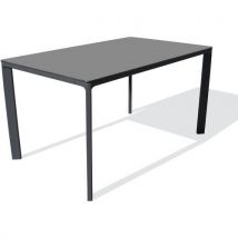 Tuintafel Meet 160x90 Cm Gelakt - Grijs Antraciet, - Ezpeleta