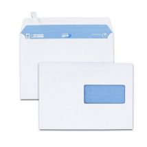 GPV - Extra witte envelop met venster 45x100 mm - Doos van 200 - GPV