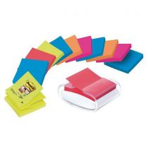 Dispenser Z-notes Post-it Pro Wit + 12 Blokken Z-notes, - Post-it