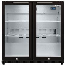 Barkoelkast 186l 2 Deurs Zwart C2-865-bk-nl-hu, - Husky
