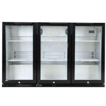 Barkoelkast 350l 3 Deurs Zwart C3-865-bk-nl-hu, - Husky