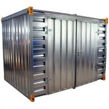 Opslagcontainer Lange Zijde .tp:sleutelslot Eerd Plaatstaal, - Sameto Technifil