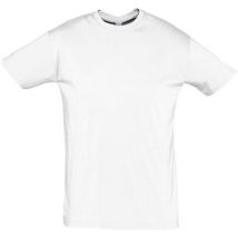 Set van 4 - T-shirt Active 190 G Wit - Maat M.,