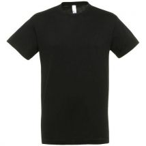 Set van 4 - T-shirt Classic 150 G Zwart 12 Jaar.,