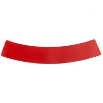 Set van 4 - Vloermarkering Bocht - Rood.,