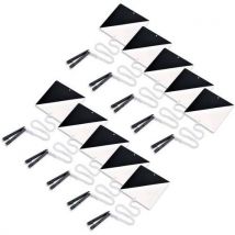 Orientatiemarkers + Markeertangen Zwart Serie D - Set Van 10, - Orientsport