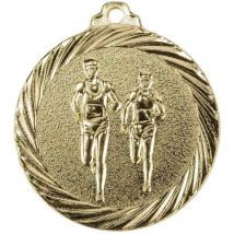 Set van 9 - Medaille Cross Goud - 32 Mm.,