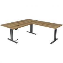 Zit/sta bureau Move 3 elegant, elektrisch, B180xD80cm+add on 100x60 cm - Kerkmann