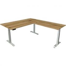 Zit/sta bureau Move 4 new, elektrisch, B200xD100xcm+add on 120x80cm - Kerkmann