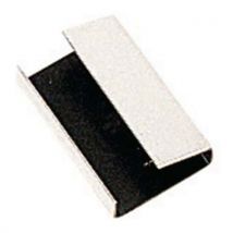 Kunststof omsnoering - Half open metalen klem SHD - BBA Emballages