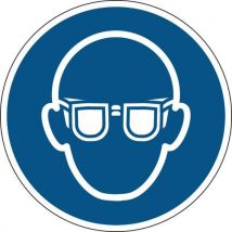 Brady - Gebodsbord rond - Veiligheidsbril verplicht - Hard