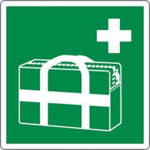 Manutan Expert - Noodbord - EHBO-tas voor noodgevallen - Aluminium