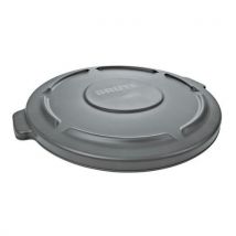 Plat deksel voor ronde container Brute 76 l - Rubbermaid - Rubbermaid