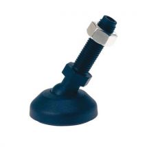 Verstelbare voetplaat in polyamide - Ø 60 mm - 600 kg - Staal - Robo