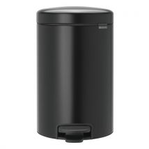Afvalbak Met Pedaal Newicon 12 L Zwart - Brabantia, - Brabantia