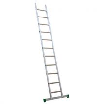 Facal - Enkelvoudige aluminium ladder Prima - 11 tot 21 schuine sporten - stabilisatiestang - Facal