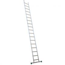 Facal - Enkelvoudige aluminium ladder Prima - 11 tot 21 schuine sporten - stabilisatiestang - Facal