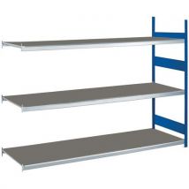 Brede stelling Easy-Fix Plus - legbord van spaanplaat - hoogte 2000 mm - Schulte - Schulte Lagertechnik