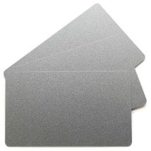 Kaart Printbaar Pvc - Glanzend - Metallic - Zilverkleurig,