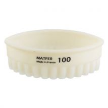 Uitsteekvorm Ovaal Geribbeld Exoglass Lengte 100 Mm_150 209, - Matfer