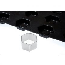 Uitsteekvorm Zeshoek Rvs, Lengte 72 Mm_153 048, - Matfer