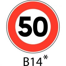Signaalbord - B14 - Snelheidsbeperking te bepalen