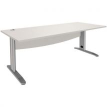 Recht bureau met metalen poten, T.1315 - Manutan Expert