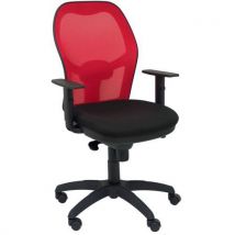Bureaustoel Jorquera Met Verstelbare Armleuningen Rood/zwart, - Piqueras Y Crespo